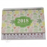 2019 Year Printable Folding Desk Calendar Printing office monthly desktop calendar with high quality