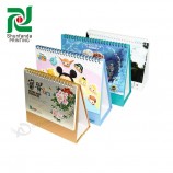 Desk calendar custom printing service in china with your logo