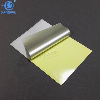 Etiqueta engomada autoadhesiva metálica del papel de papel de aluminio