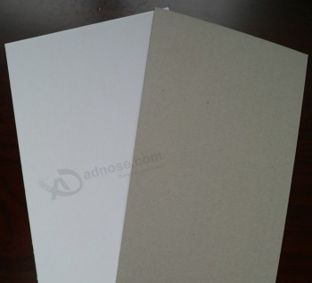 250g/300g/350g/400g/450g coated paper/両面ギフト包装紙ロール/二重紙ボード(白いバック)