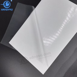 Calor encolher embalagem filme acrílico adesivo eco translúcido pvc