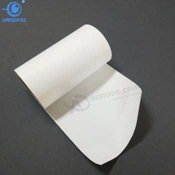 Fábrica diretamente tamanho multi adesivo sintético pp rolo de papel