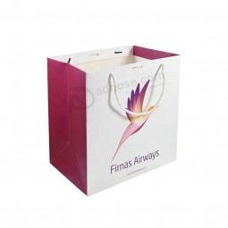 New Style Rope Handle Custom Print Paper Carrier Bag With Personalization Logo For Promotion Use