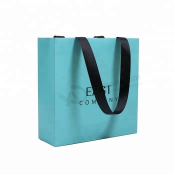 Logo personnalisé impression shopping cadeau artisanat sac de papier kraft