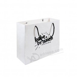Low price custom printed art paper shopping bag with your own logo