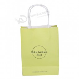 Customized Kraft Paper shopping Bag With Handle