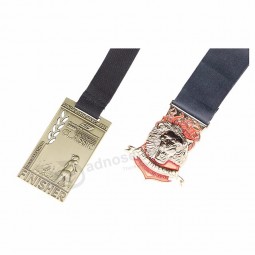 Médaille personnalisée vente chaude marathon, médaille de course à pied