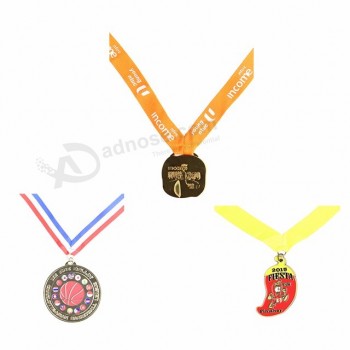 Médaille sportive, médaille de course à pied, métal militaire