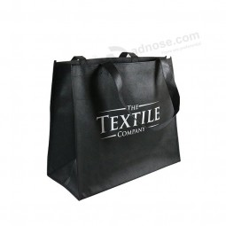 Kundengebundenes Logo, das wiederverwendbare Einkaufstasche für boutique bolsas reutilizables al por mayor faltet