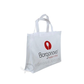 Custom Color and Non-woven Material Shopping Tote Grocery Bag with your logo