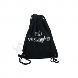 High quality canvas bag customized fashion canvas beach bag canvas drawstring bag with your logo