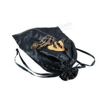ヘアエクステンションウィッグ収納袋のための高品質の再利用可能な巾着ポーチステインバッグ