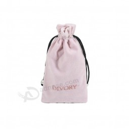 Small cute velvet packaging bag drawstring bag velvet for jewelry