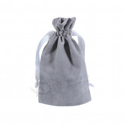 High Quality Wholesale Custom Eco-Friendly Wedding Favor Small Satin Drawstring Hair Bag Gift Silk Bag