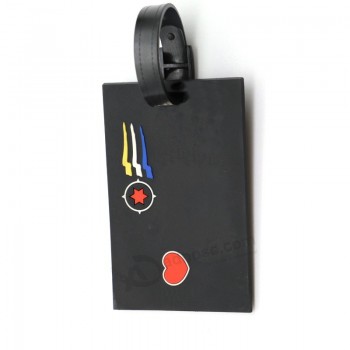 Personalized Custom Soft PVC Travel Luggage Tag with your logo