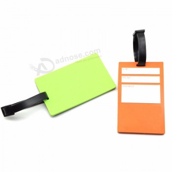 Custom Silicone Travel Name Case Baggage Tag For Promotion
