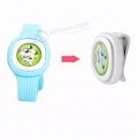 New Style Silicone Mosquito Repellent Watch with Button Design