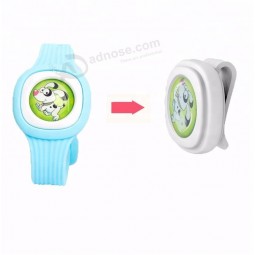 New Style Silicone Mosquito Repellent Watch with Button Design