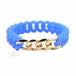 Wholesale Silicone Fragrance Bracelet with Metal Buckle