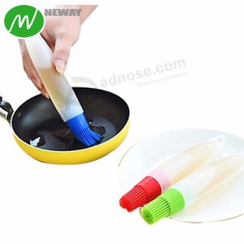 Heat Resistant Silicone Oil Container With Brush