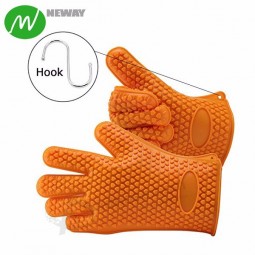 Waterproof Silicone Oven Gloves With Fingers