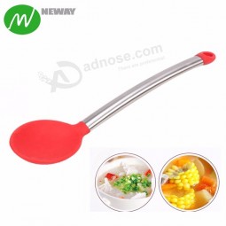 High Temperature Resistant Soup Silicone Ladle Spoon