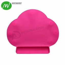 Cloud Shape Baby Silicone Suction Placemat Plate
