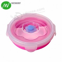 Portable Silicone Lunch Box For Microwave