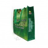 促销定制层压环保面料非-编织购物袋，可回收pp无纺布袋