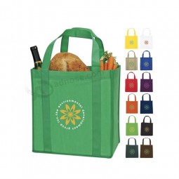 定制生态-友好的耐用促销超市购物可清洗可重复使用的食品杂货袋与标志