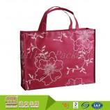 Bsci Factory Durable Handle Eco Friendly Polypropylene Non Woven Recycle Shopping Bag Reusable