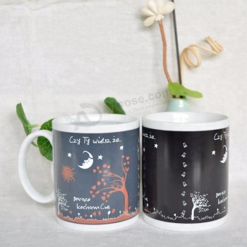 Werbe benutzerdefinierte Sublimation Farbwechsel Tassen Kaffee Keramiktassen für Werbegeschenke