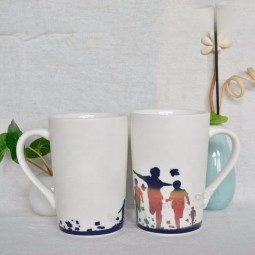 Cartoon Color Changing Ceramic Magic Heat Transfer Mug As Wedding Souvenirs Guests Gift