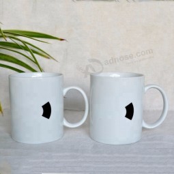 Personifizieren Sie die wiederverwendbare keramische Kaffeesublimationsschale der weißen Porzellanteeschale