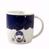 11oz coffee mug Factory hot selling sublimate milk ceramic cup with lid