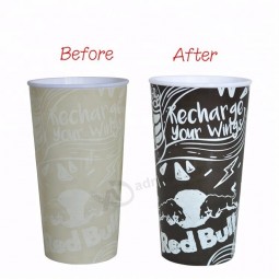 cold sensitive color changing PS plastic party coffee cups