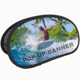 Al aire libre una señal de marco emergente pop pop out banners