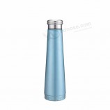 insulated stainless steel coffee travel water bottle with silicone lid