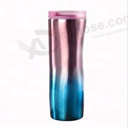 Color-changing stainless steel travel mug any logo accepted