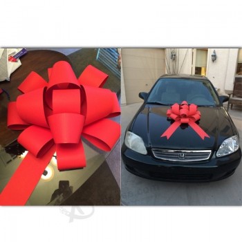 Large ribbon custom color magnets car bow