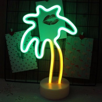 waterproof led coconut tree custom neon flexible light sign