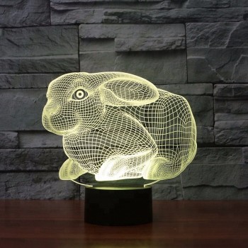 3d deco usb night light, 3D animal acrylic Lamp