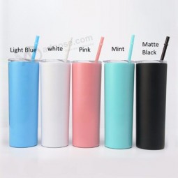 Personalized Tumbler Straw Double stainless steel insulation cup,insulation bottle
