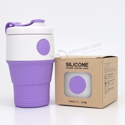 new arrival silicone collapsible sports water bottle