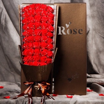 Cadeau d anniversaire cadeau romantique cadeau saint valentin présente romantique fleurs artificielles savon artificiel