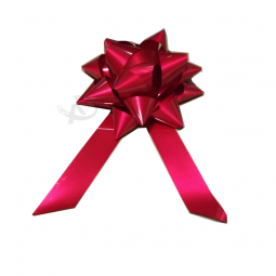 Outdoor Large Red Ribbon Christmas Decorative Bow