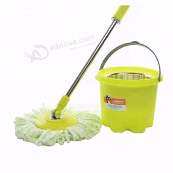 Prodotto per la pulizia barilotto di pulizia mono mop Mop di pulizia in microfibra con benna a 360 °