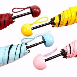 Sombrillas de poche de publicité de voyage mini poche la capsule parapluie