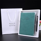 School Notebook And Pen Gift Set A5 Leather Diary Notebook