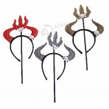 little devil suit halloween party decorations kit cosplay wand headband set